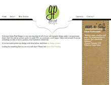 Tablet Screenshot of greenpixeldesigns.com